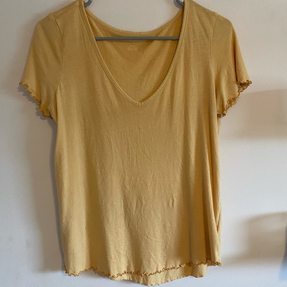 Yellow American Eagle soft and sexy top - Picture 1 of 3